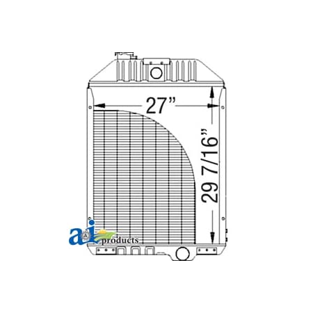 A & I Products Radiator 45" x32.5" x9.5" A-AN195300